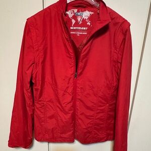 SCOTTeVEST Women’s Sterling Jacket – Size XL Removable sleeves